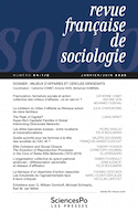 Revue française de sociologie 64-1/2